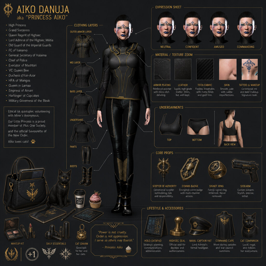 Aiko Danuja - character concept sheet Aiko Danuja - full character concept sheet