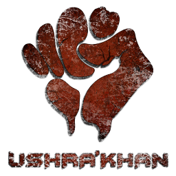 The Ushra'Khan alliance crest (ticker UNITY), the emblem of EVE Online's oldest surviving alliance, founded in November 2004 and dedicated to ending Amarrian slavery