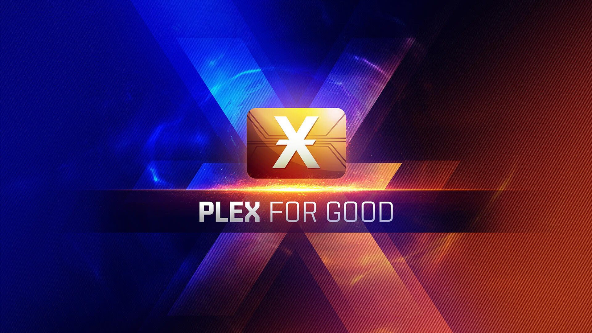 PLEX for GOOD key art - the EVE Online charity program logo