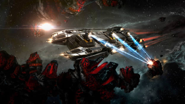 Mosaic release - official CCP press key art (ship SKINs theme)