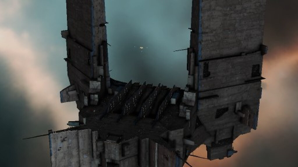 An Upwell Keepstar - the largest of the citadels from the Citadel expansion shown at Fanfest 2016