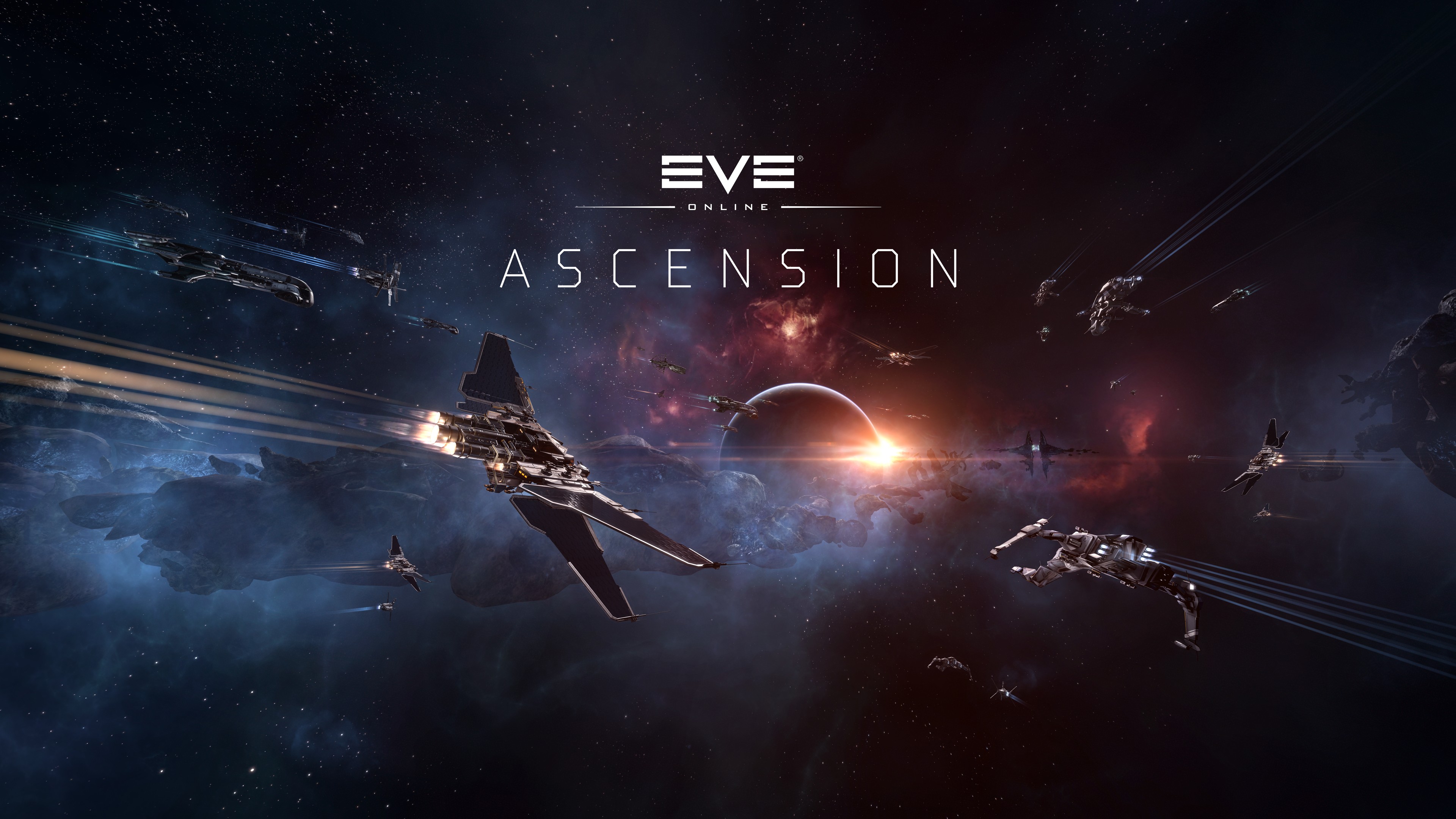 EVE Online Ascension expansion key art (Alpha Clones / F2P)