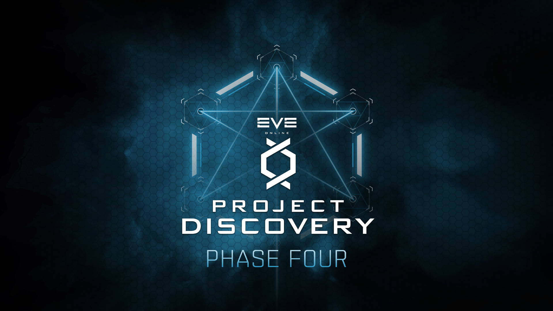 Official Project Discovery Phase Four key art for the cancer-research phase, over the EVE Online and Project Discovery branding