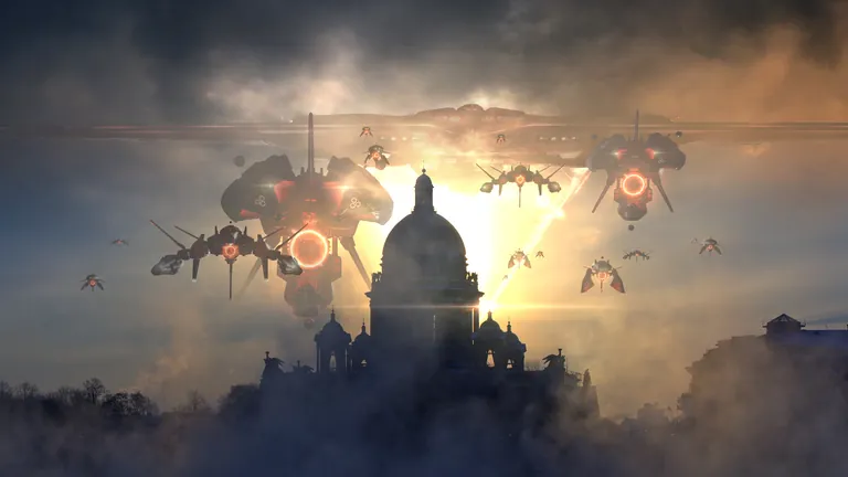 EVE Russia 2019 event key art (St. Petersburg, EVE Invasion World Tour)