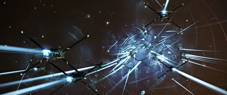 FWST-8 keepstar fight - capital fleet engagement, October 2020 (6880x2880 original)