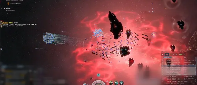 Wreckage and a red damage cloud spread across the grid as the fleets disengage near a dying structure in Venal - attacker point of view, January 2022.