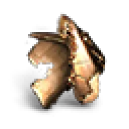 A 256x256 PNG of the in-game commodity icon for "A Piece of Steve", the small salvageable item that drops from the wreck site and is held by capsuleers as a memorial keepsake