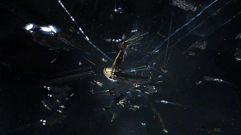 Battle of Asakai - additional engagement screenshot from CCP Manifest's 29 January 2013 community post showing the wider grid composition during the 2,754-pilot peak