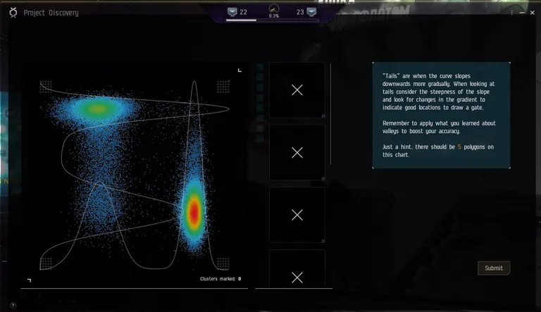 The Phase Four tutorial: drawing a polygon around a cluster of cells in flow-cytometry data