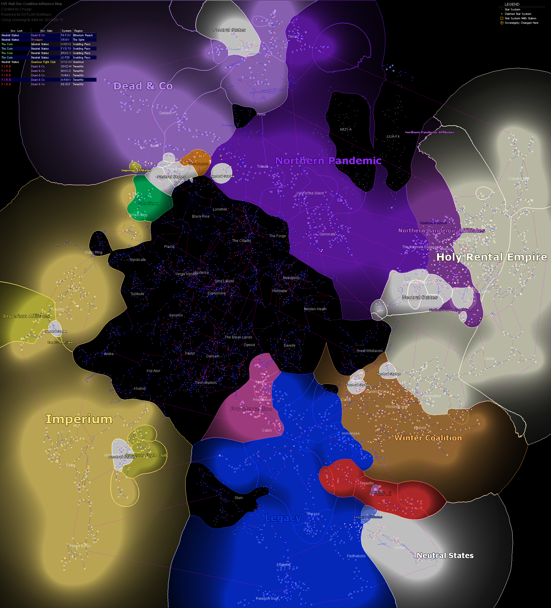 coalition map of New Eden, 2019-05-15