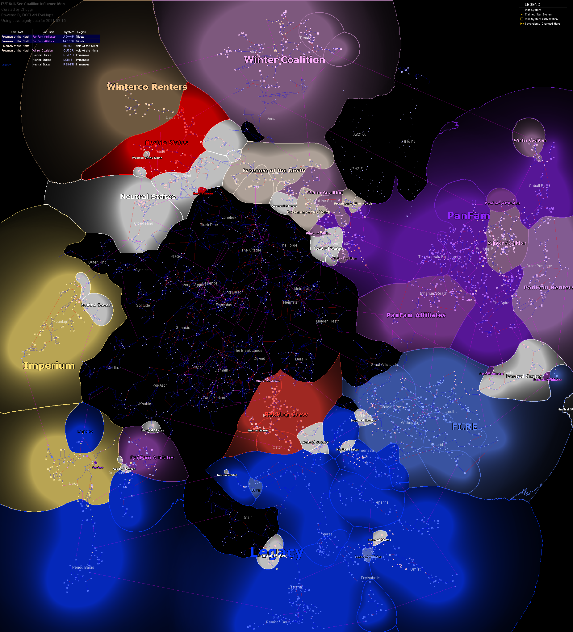 coalition map of New Eden, 2021-02-15