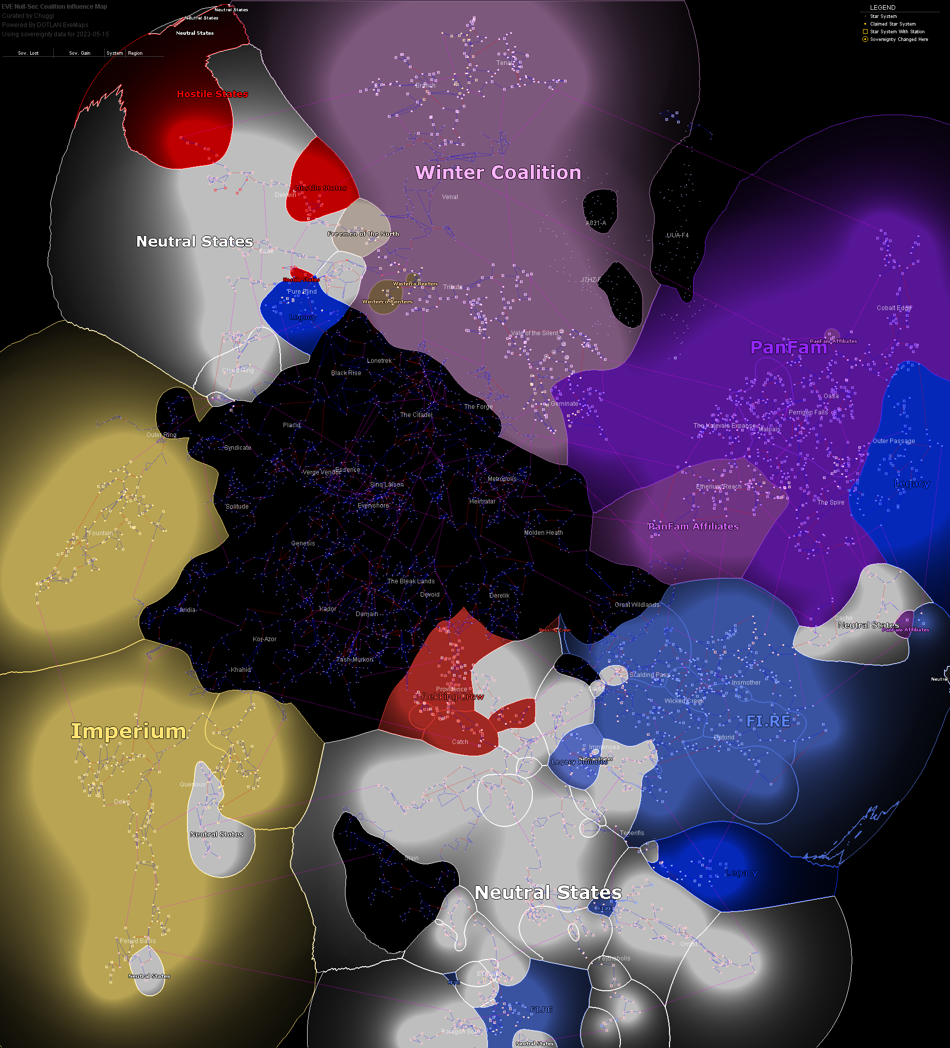 coalition map of New Eden, 2022-05-15