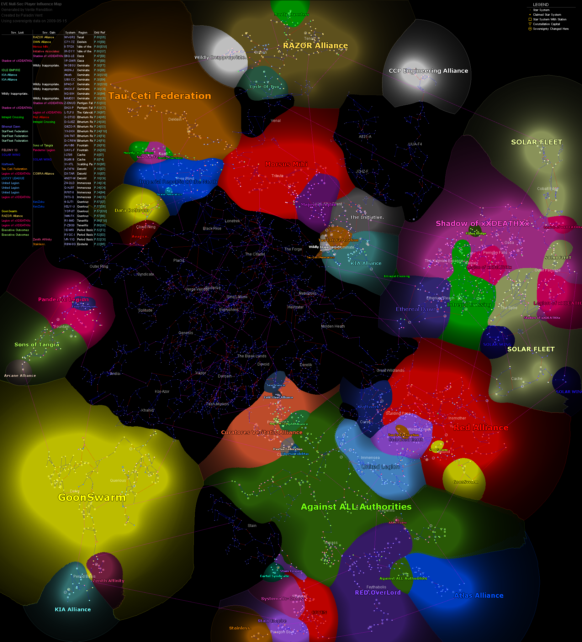 influence map of 2009-05-15