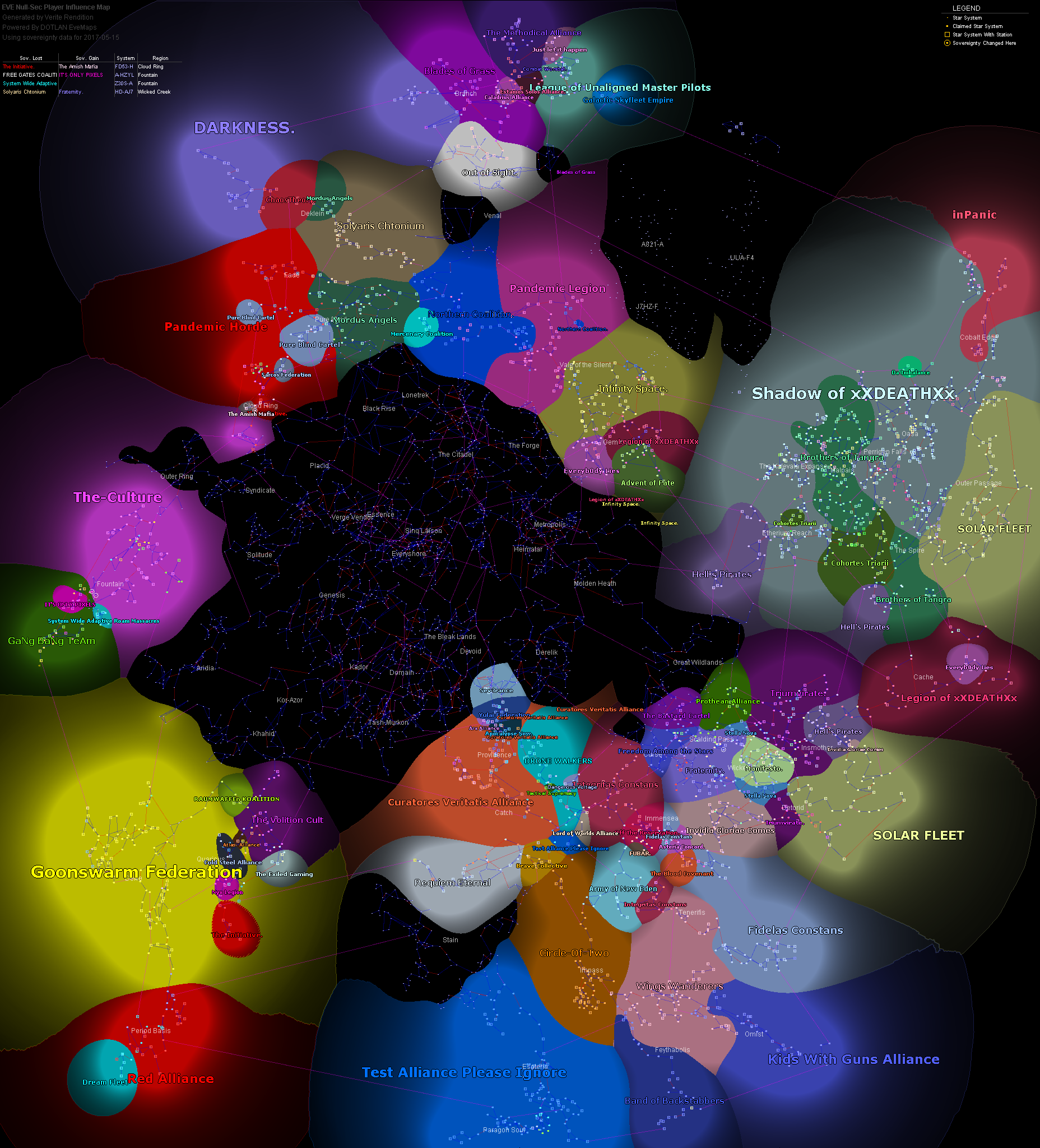 influence map of New Eden, 2017-05-15