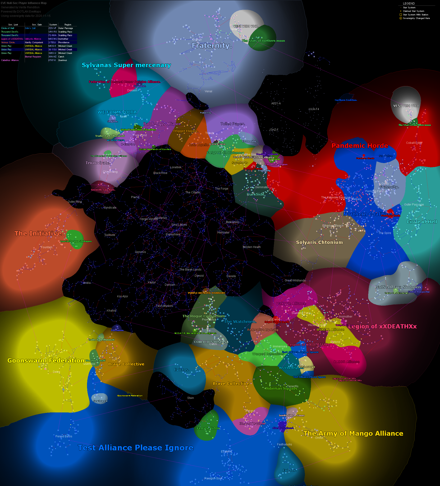 influence map of 2020-11-15