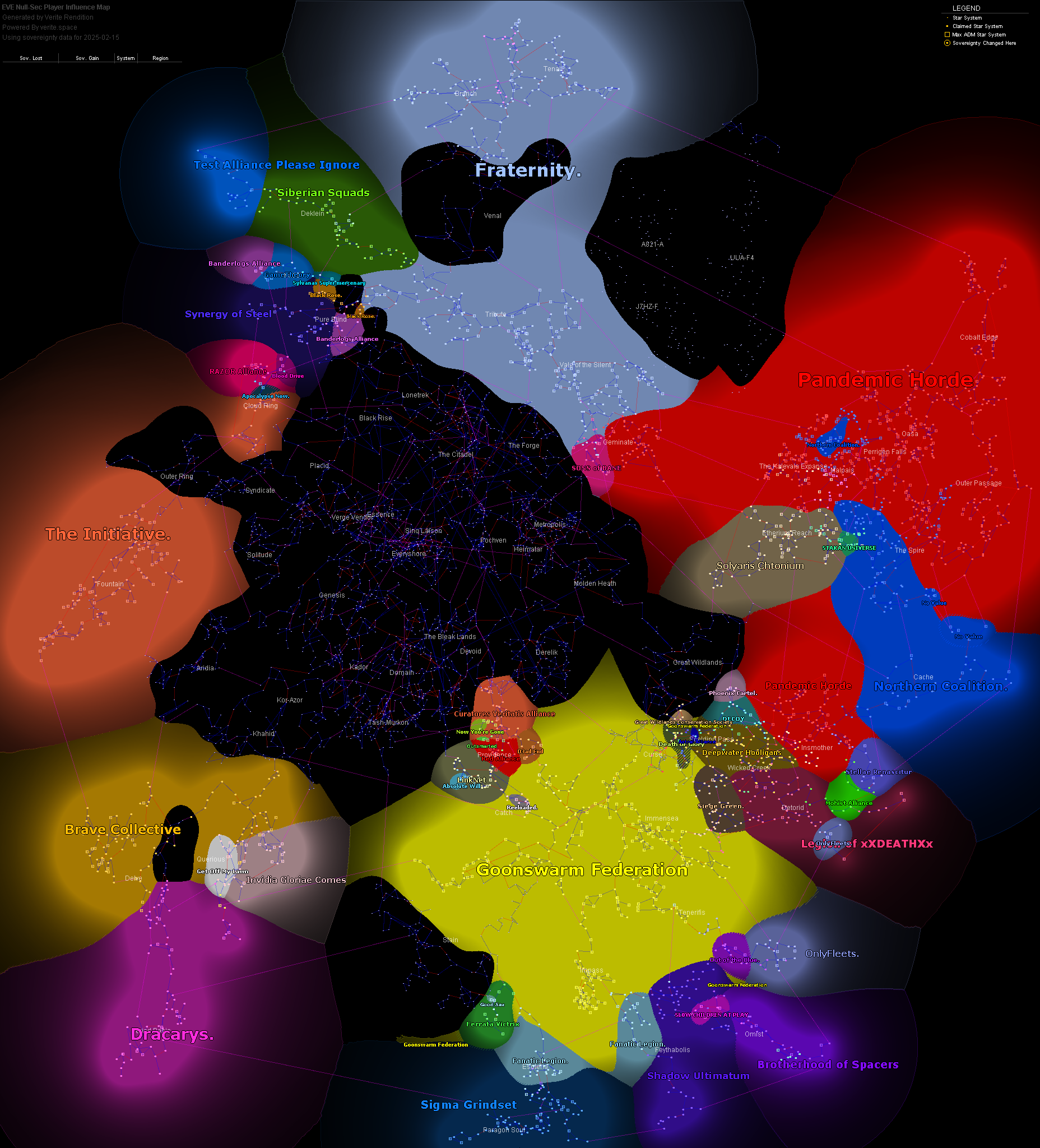influence map of 2025-02-15