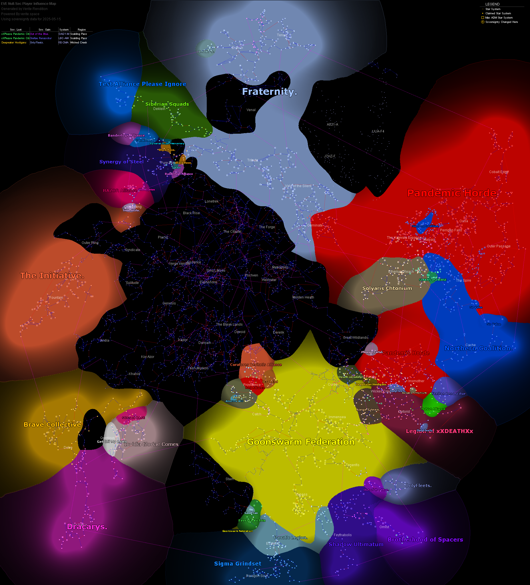 influence map of 2025-05-15